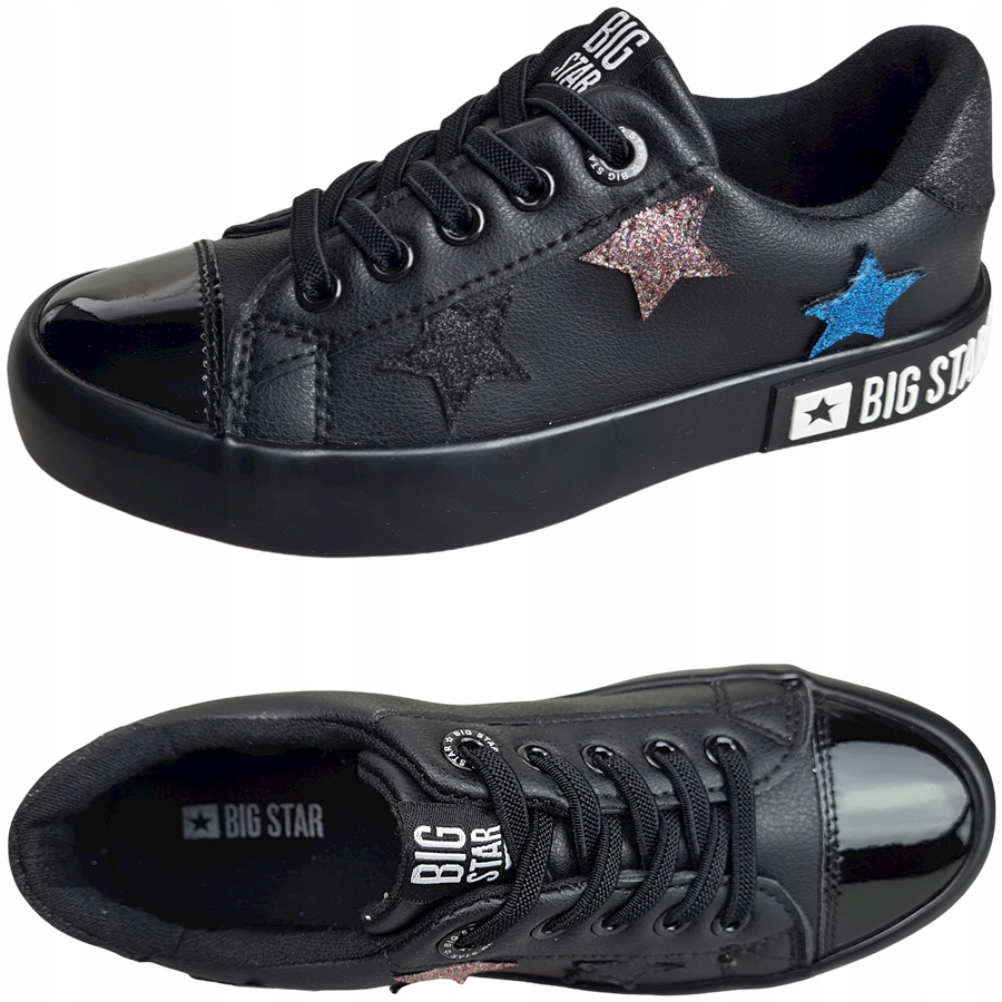 

Trampki Big Star dziecięce buty czarne II374031 35