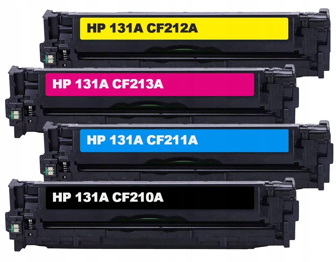 4X Tonery Do Hp M251n M251nw M276n M276nw 131A CF210A CF211A CF212A CF213A