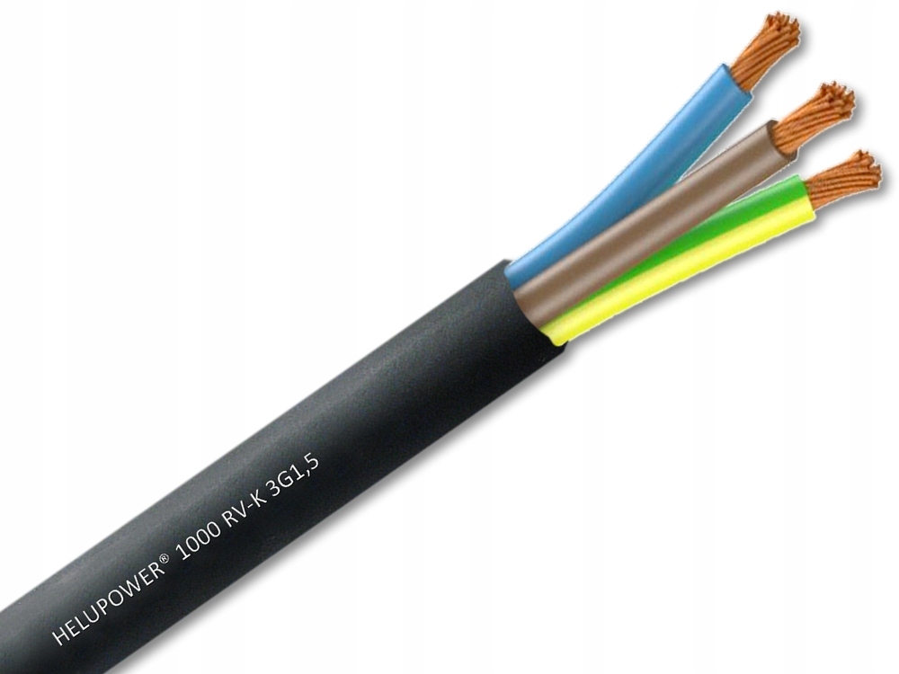 

Kabel Zasilający 3x1,5 Elastyczny 1kV 3G1,5 Flex