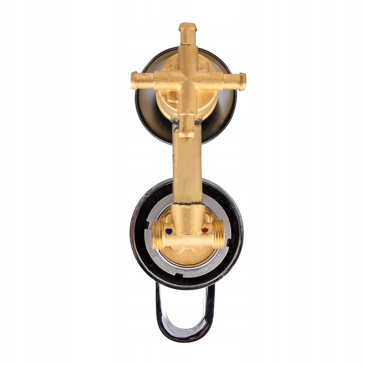 BATERIA ZAMIENNA DO KABINY PRYSZNICOWEJ PANELU PRYSZNICOWEGO 10CM 4 FUNKCJE Kolor srebrny