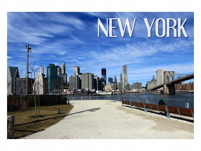 

Nowy Jork - Brooklyn - Widok - Magnes na lodówkę