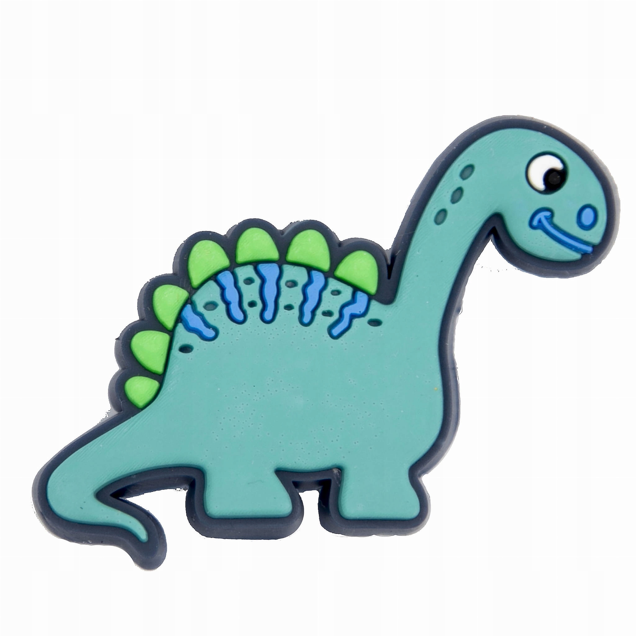 

Dinozaur niebieski wpinka ozdoba do kroksów, crocs