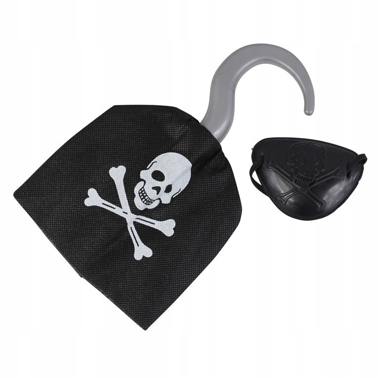 

Hak + Opaska Na Oko Pirat Kapitan Hook