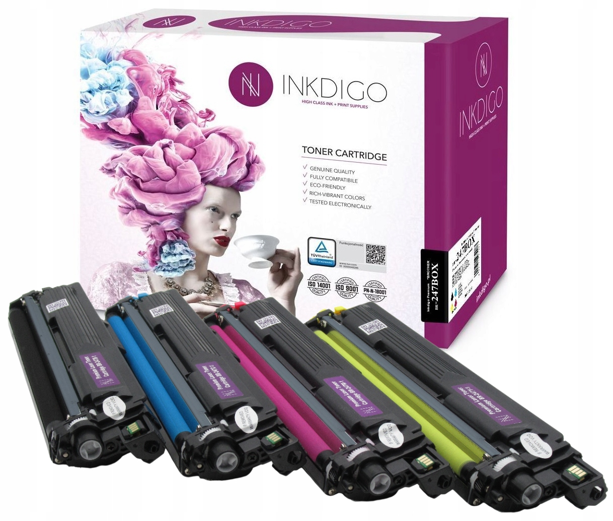 4x Toner zamienny TN247 do Brother DCP-L3510 MFC-L3770