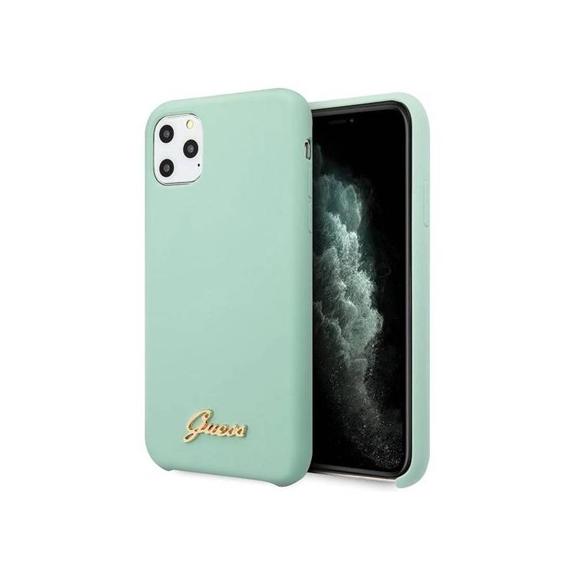 Pouzdro Guess GUHCN65LSLMGGR pro iPhone 11 Pro Max, zelené