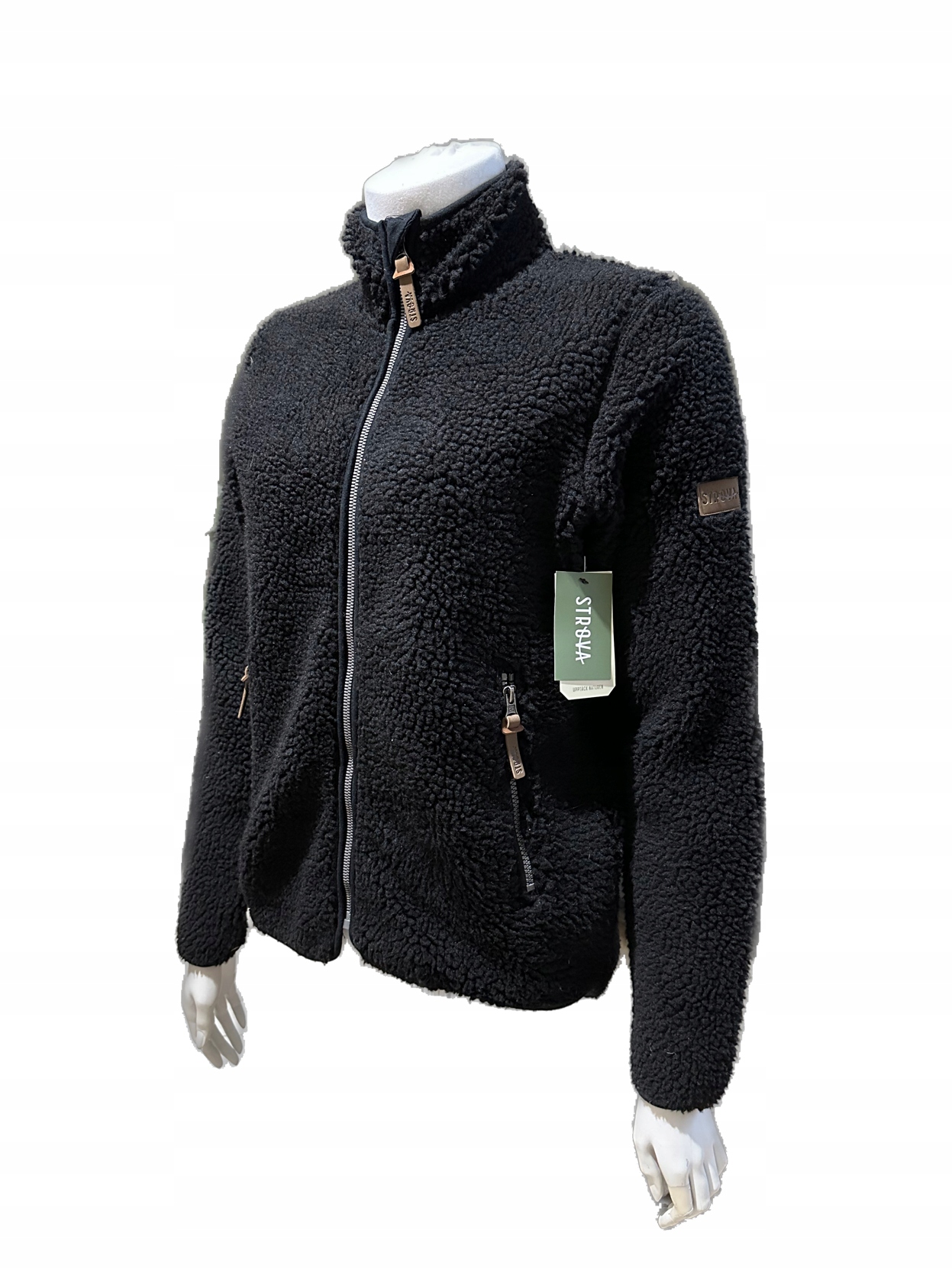 Strova kurtka polarowa pluszowa polar bluza baranek ocieplana góry narty Xs