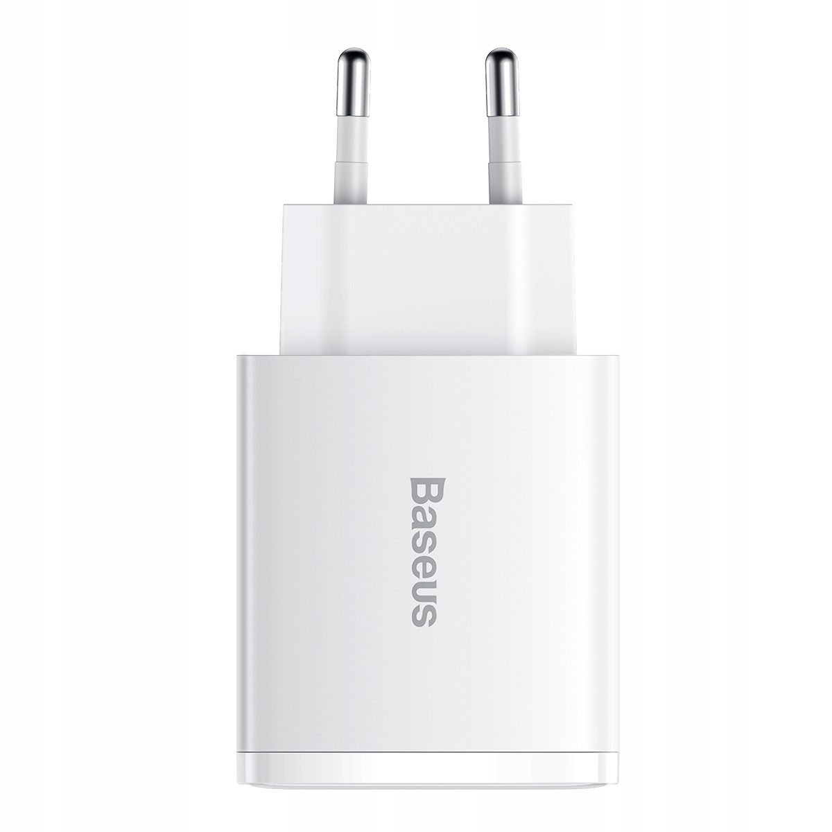 BASEUS COMPACT SZYBKA ŁADOWARKA SIECIOWA 2XUSB 1XUSB C 30W 3A PD BIAŁA PD Kolor biały