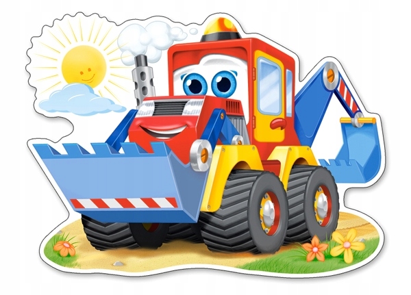 

Puzzle duże elementy Koparka dla 3 latka 3+