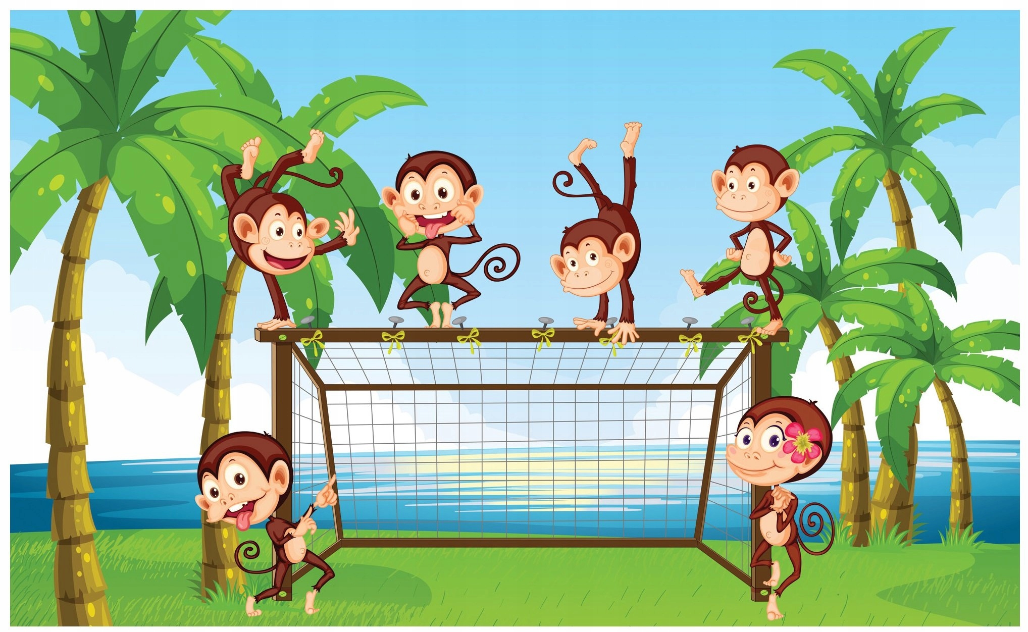 Fototapeta pro děti Zvířátka z džungle 254 x