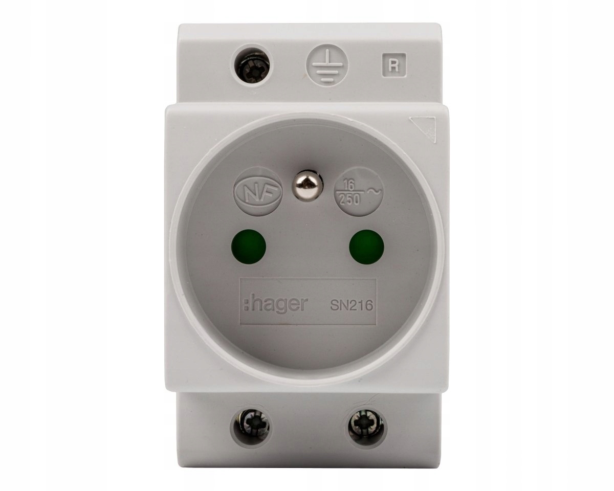 

Gniazdo Modułowe 2P+Z 10A 250V Na Szynę SN216