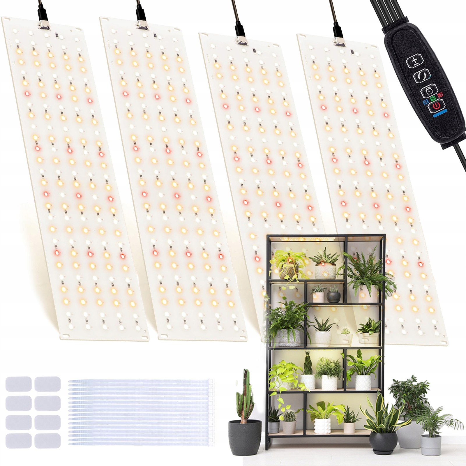 Full Spectrum Sluneční Světlo Lampa Pro Růst Pěstování Rostlin 30CM 4KS