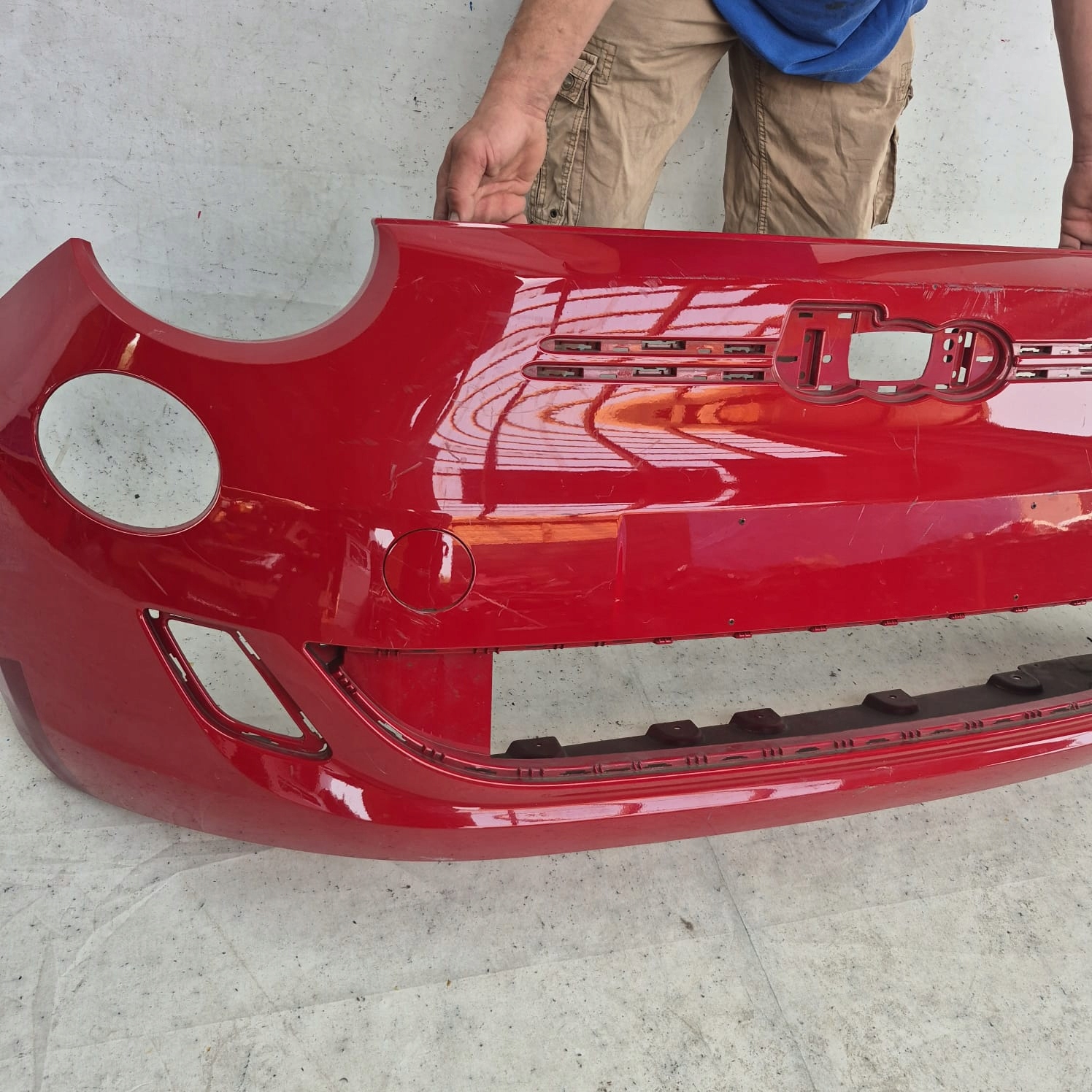 FIAT 500E ELEKRTYK 20- bumper front front