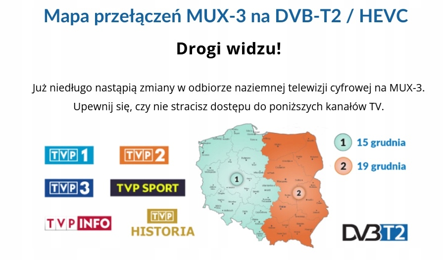 MINI DEKODER TUNER TV DVB-T2 HEVC H.265 FULL HD PILOT KABEL HDMI ZESTAW Standard kodowania MPEG-2 MPEG-4 H.264 (MPEG-4 AVC) H.265/HEVC