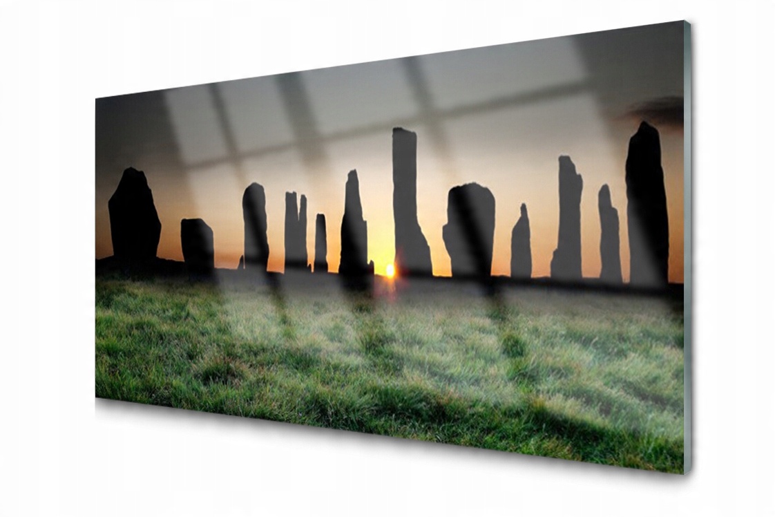 

Panel szklany dekor Skała Płytka 140x70 + Klej