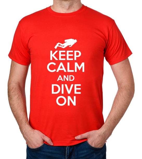 

koszulka Keep Calm And Dive On prezent