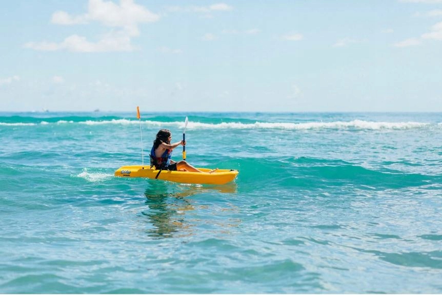 STABILNY KAJAK SOLO DLA DZIECKA SIT ON TOP PELICAN Model SOLO