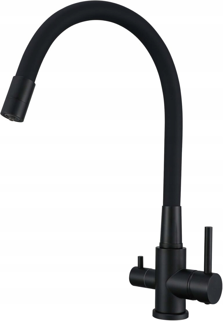 Kuchyňská baterie do dřezu s třícestným flexibilním kohoutkem pro vodní filtr Tanita