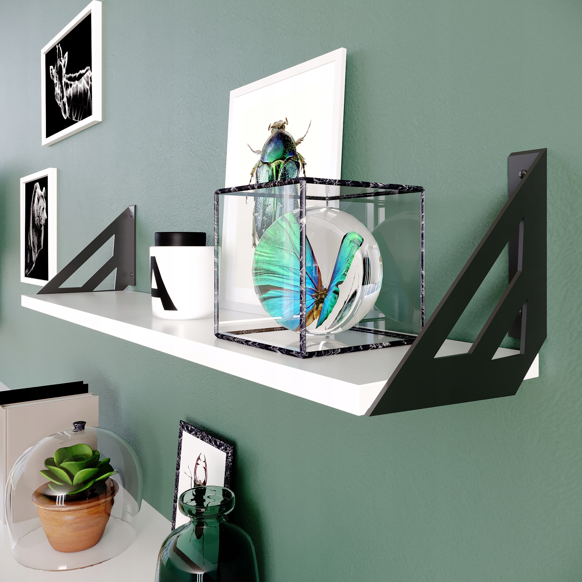 WSPORNIK PÓŁKI PODPÓRKA UCHWYT P3 Głębokość 200 mm