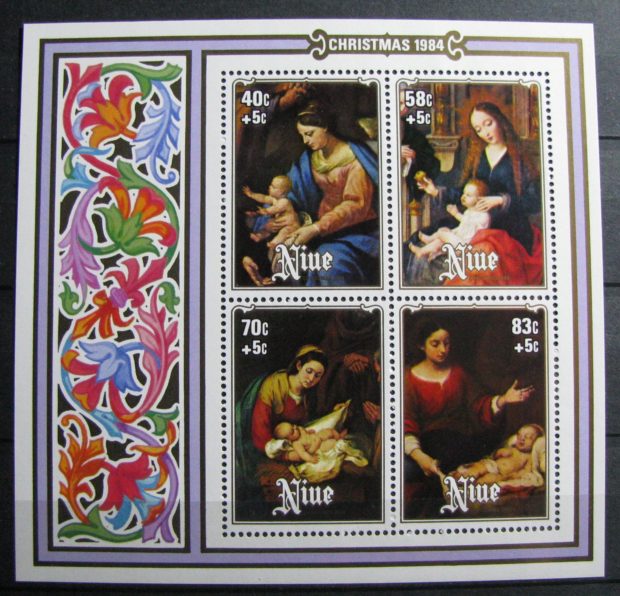 NIUE - Mi blok 79 ** - Boże Narodzenie