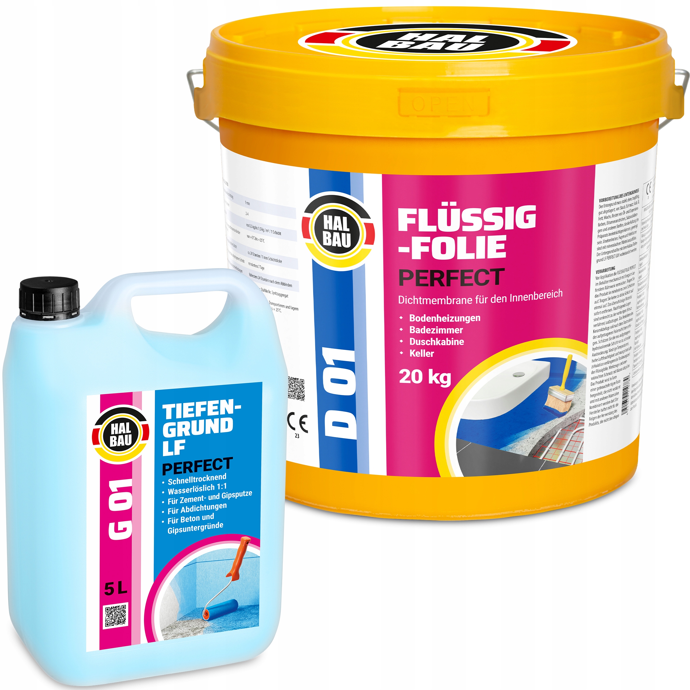 Hydroizolační sada Fólie 20 kg 5L