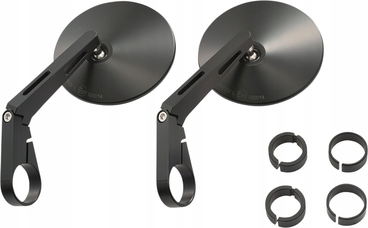 Univerzálne Motocyklové Zrkadlá Daytona Pre Riadidlá 22.2/25.4 MM, Čierne
