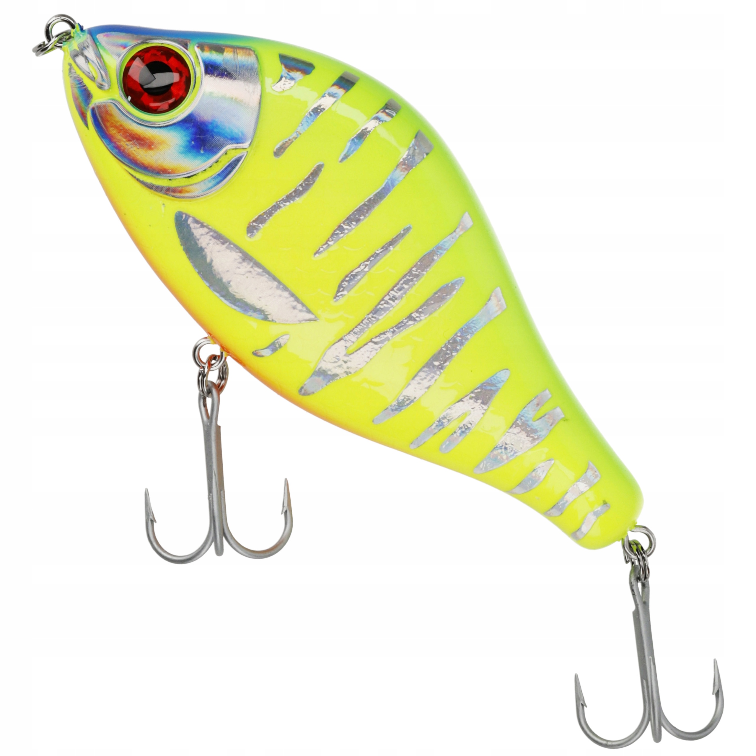 Wobler Mikado Mft Jerk tonący 13cm 95g na szczupaka Holo Tiger