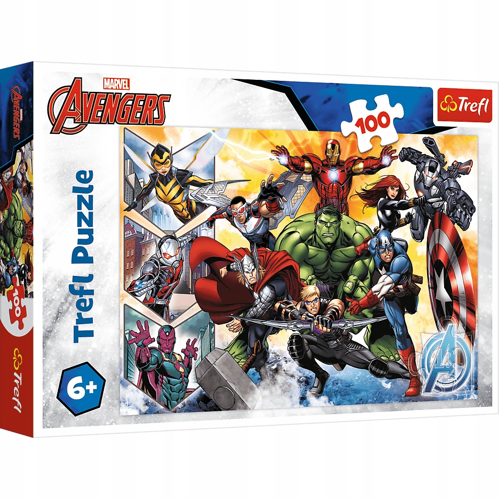 

Puzzle 100 Marvel Avengers Siła Avengersów
