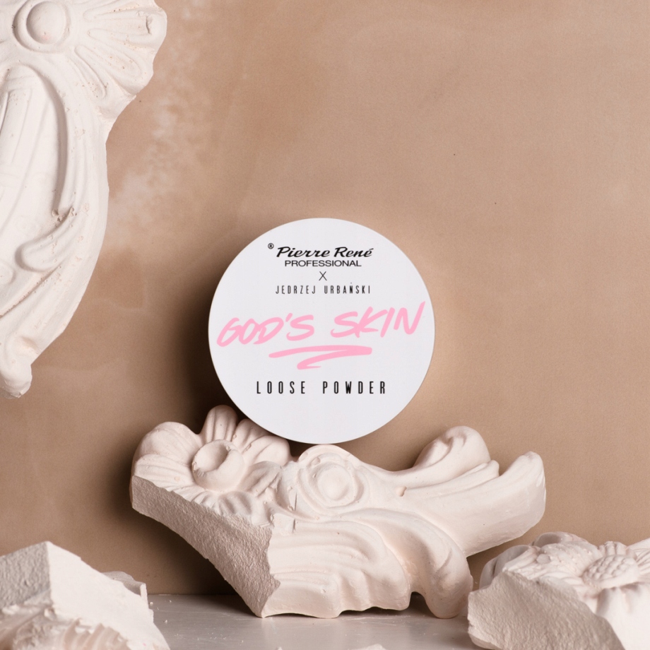 PIERRE RENE x JĘDRZEJ URBAŃSKI Loose Powder SATYNOWY PUDER God's Skin Rodzaj sypki
