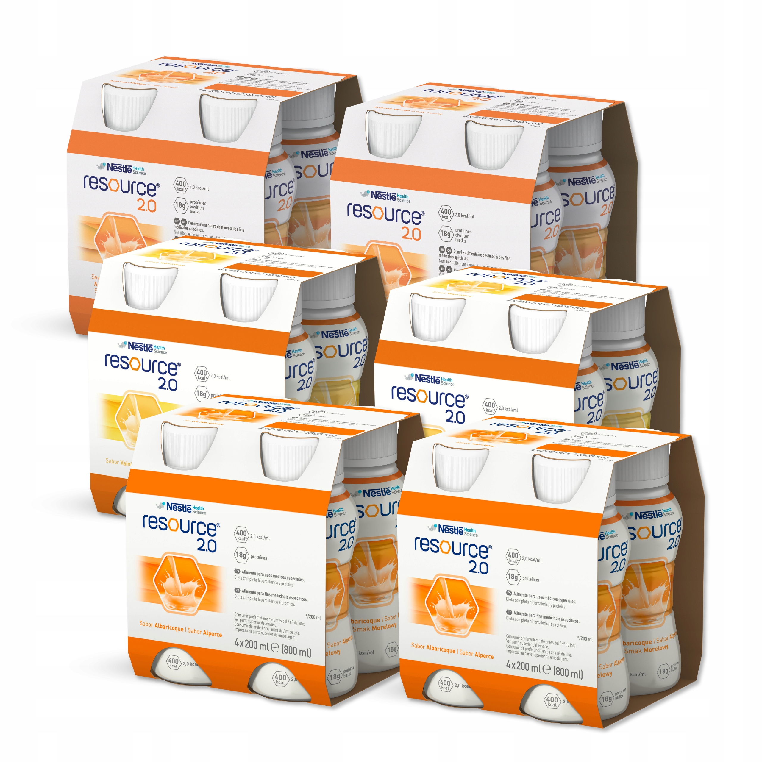 Nestle Resource 2.0 drink mix smaków 24 x 200 ml