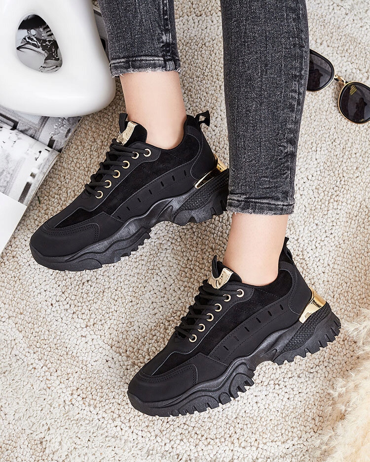 CZARNE SNEAKERSY DAMSKIE CETELLAA 39 Rozmiar 39