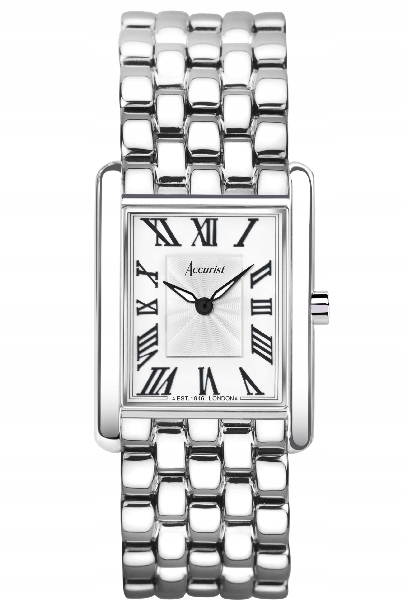 Nové Originální dámské hodinky Accurist Rectangle 71006, obdélníkové