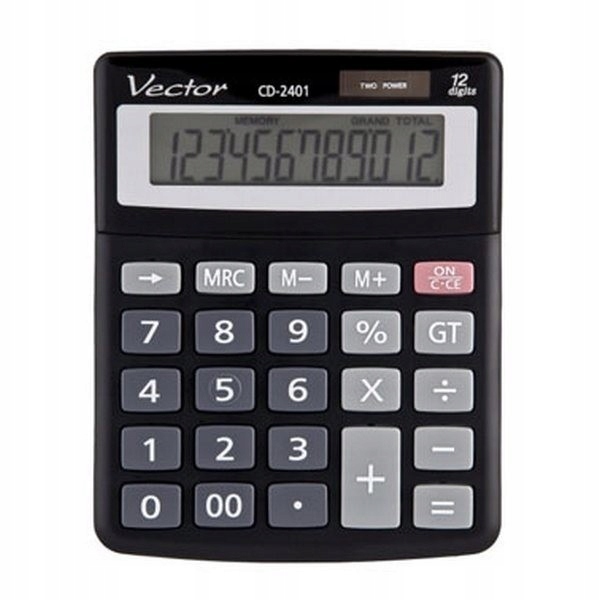 

Kalkulator 12 Pozycyjny Vector CD-2401