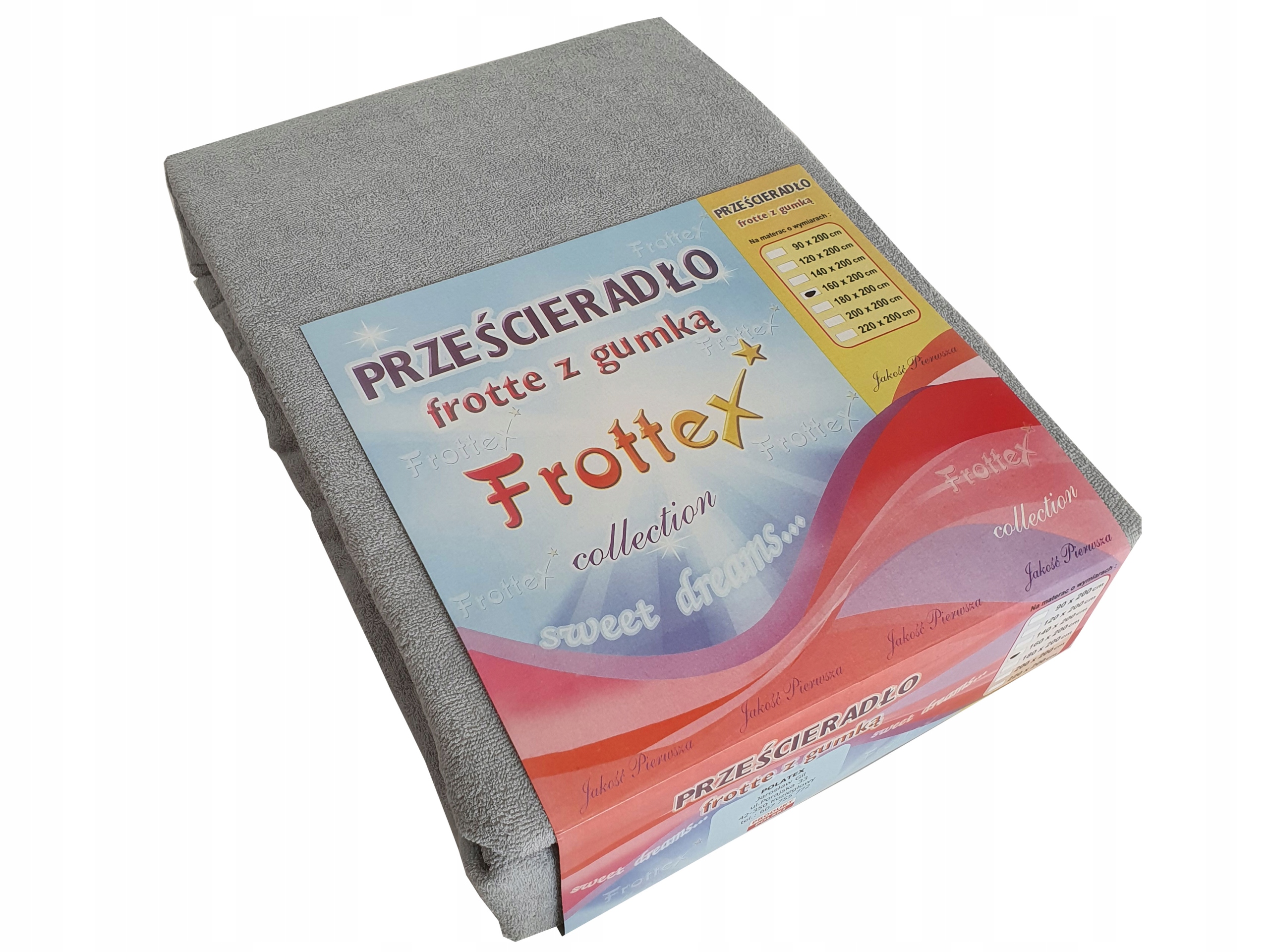 

Prześcieradło Frotte Z Gumką 140x200 Polskie