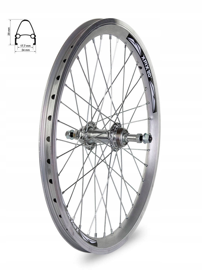 

Aluminiowe Koło Tylne 20" Obręcz XMX Stożkowa