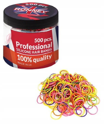 

Ronney Gumeczki do Włosów Kolorowe 500 sztuk