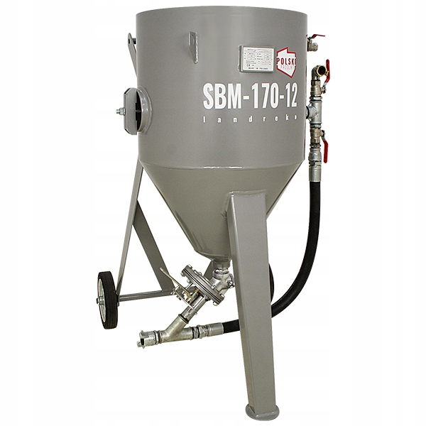 PIASKARKA SYFONOWA POLSKA 170L 12 BAR MOBILNA SYFONOWA SBM-170-12 C(A)
