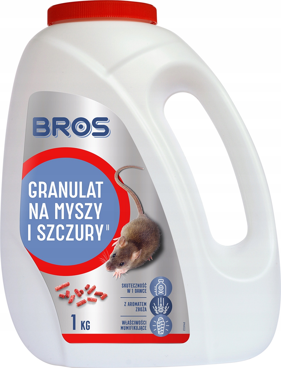 

Trutka na szczury i na myszy Bros granulat 1kg