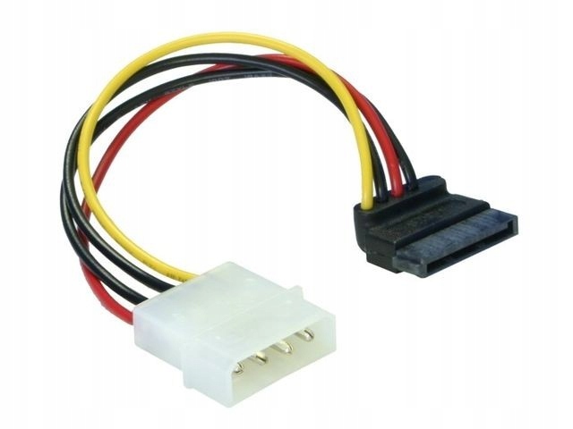 Delock adapter Molex -> SATA kątowy