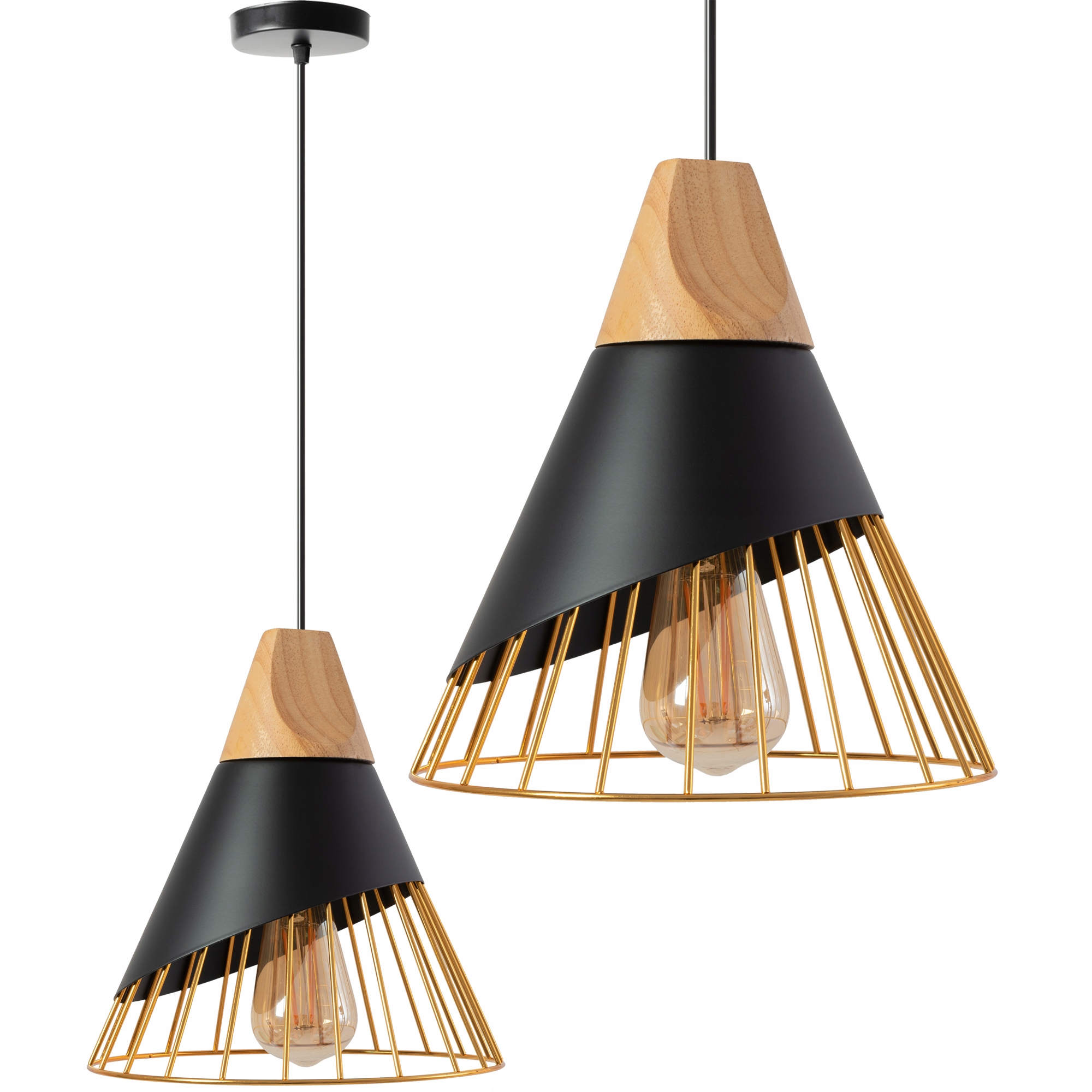 

Lampa Sufitowa Wisząca Skandynawska Metal
