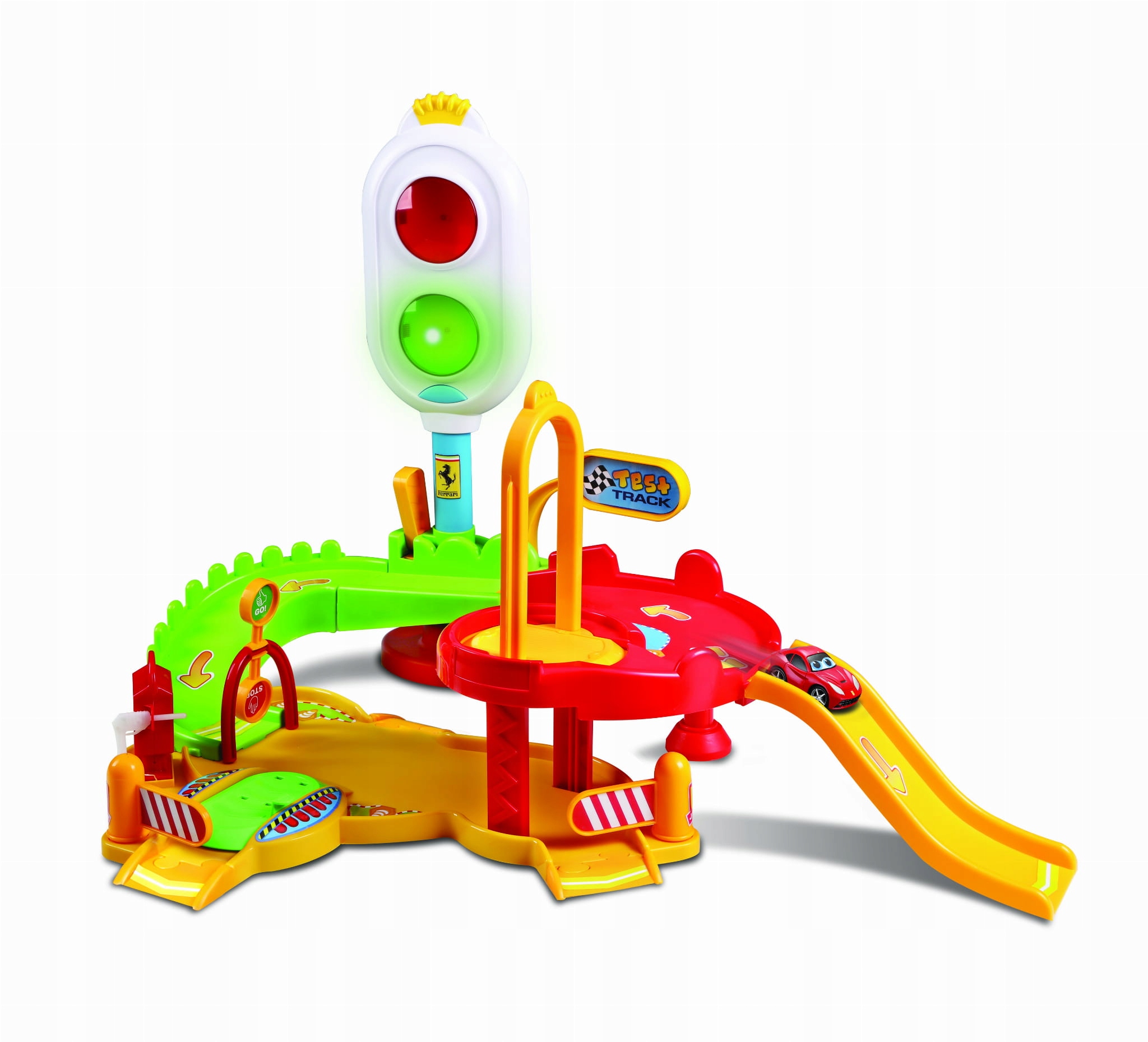 Bburago Junior Dráha se světelnou signalizací s autíčkem Ferrari