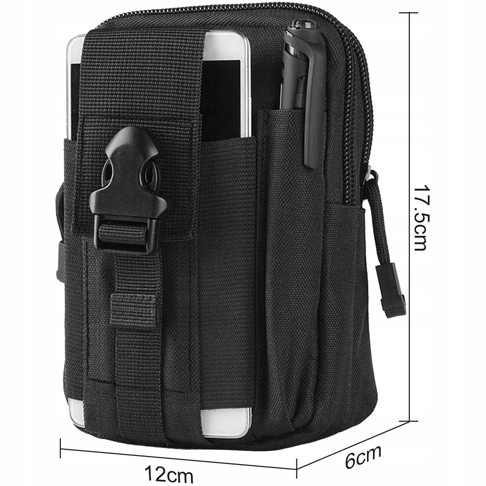 SASZETKA NERKA TAKTYCZNA WOJSKOWA MILITARNA KIESZEŃ DO PASA PASKA MOCNA Model 06383