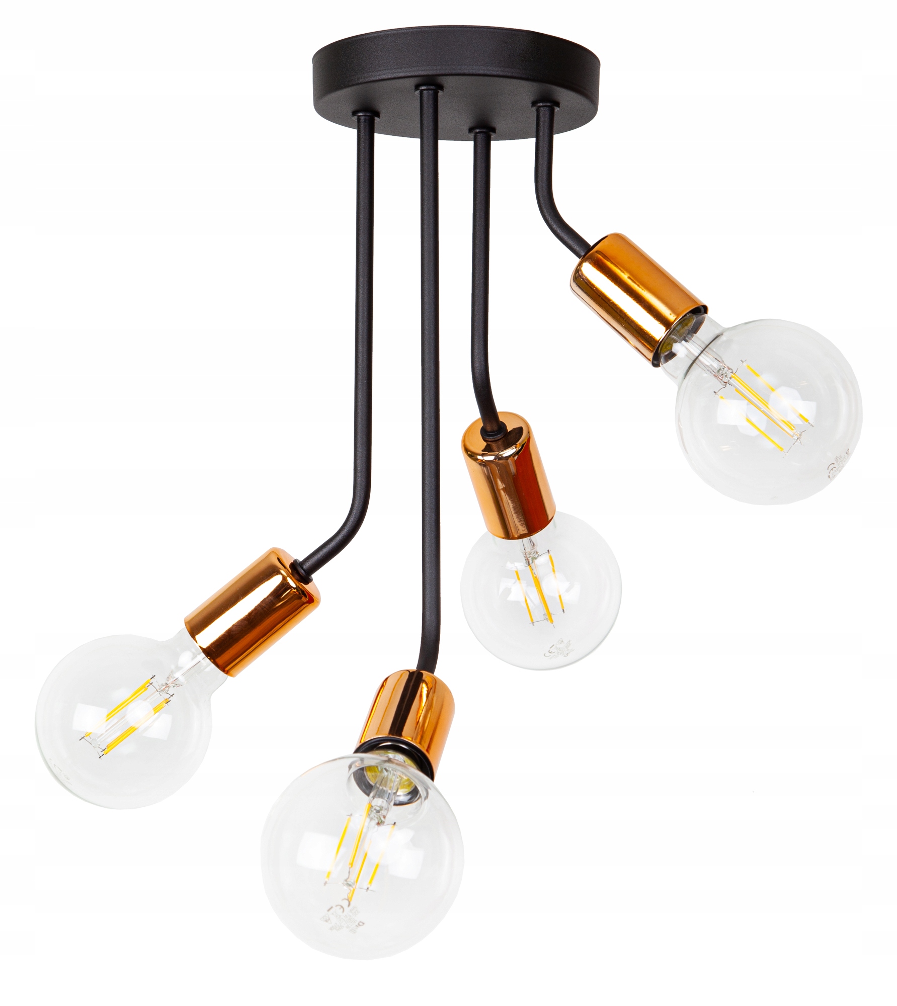 

Lampa Sufitowa Plafon Żyrandol Loft Edison Led
