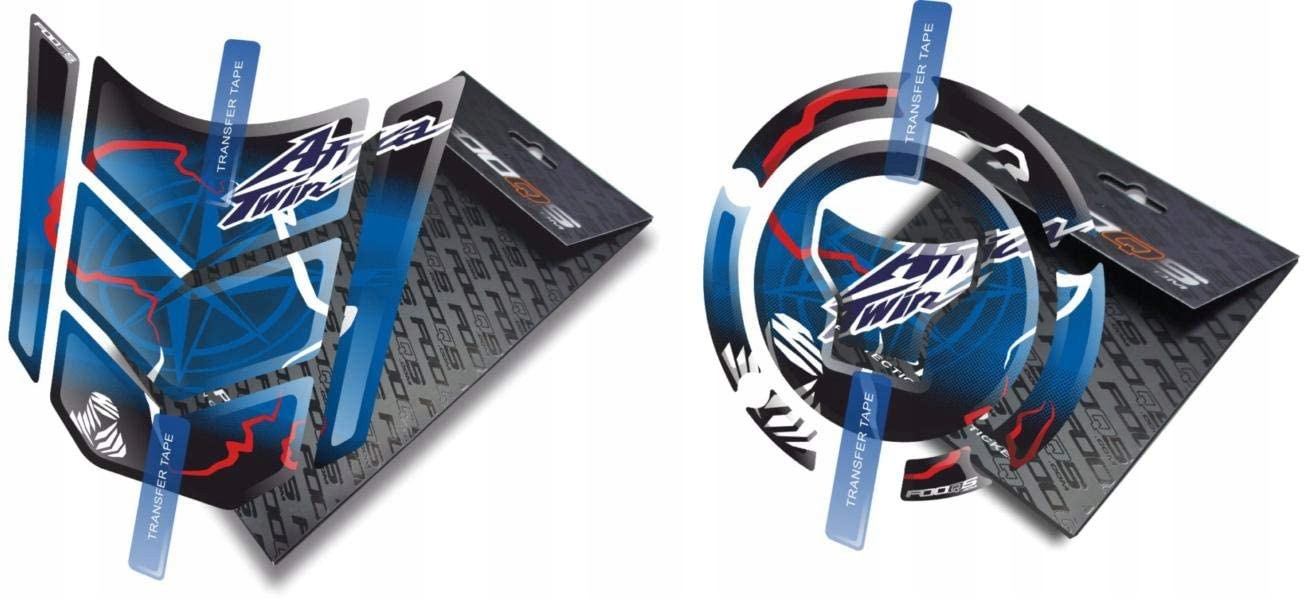 Tank-pad Cap-pad od společnosti Fooqs Honda Africa Twin Modrý