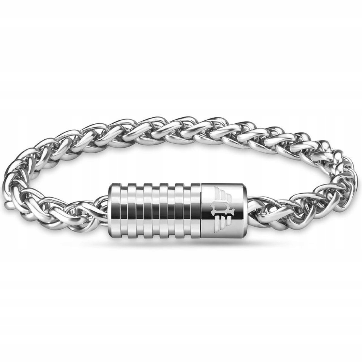 Stříbrný ocelový pánský náramek řetízek Police Gear PEAGB2211544