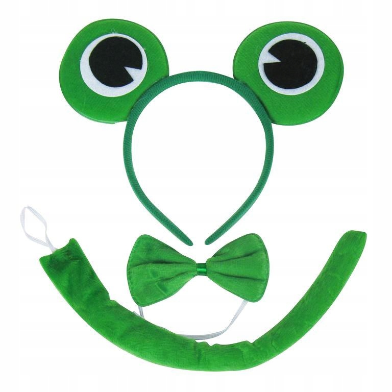 ZESTAW OPASKA OGON MUSZKA ŻABA ŻABKA PANIEŃSKI