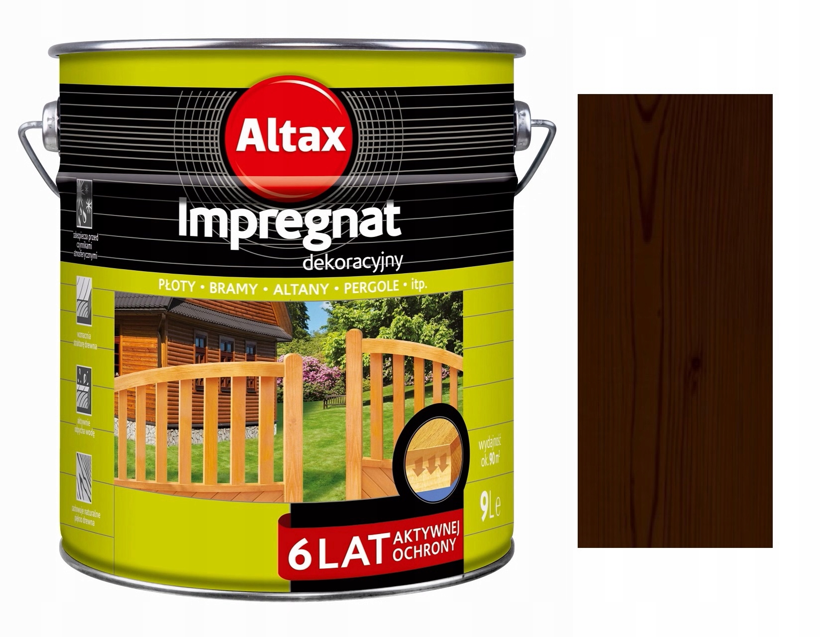 

Altax Impregnat Dekoracyjny Palisander 9L