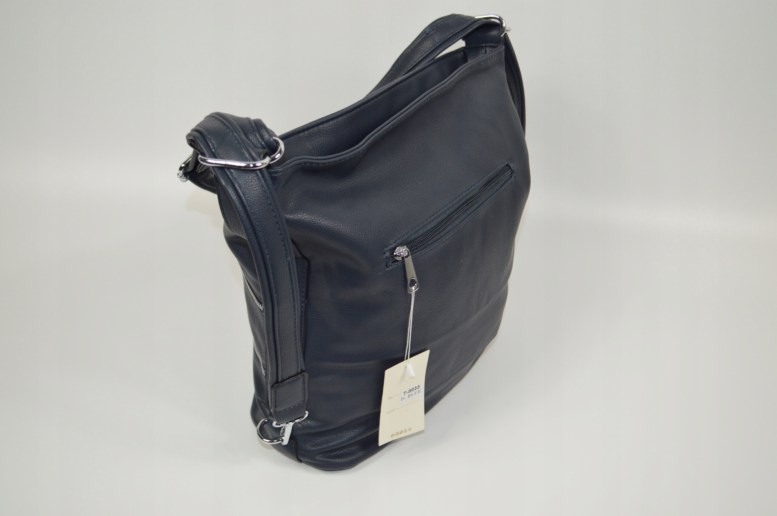 DUŻA POJEMNA TOREBKA DAMSKA LISTONOSZKA WOREK TORBO-PLECAK Model 517