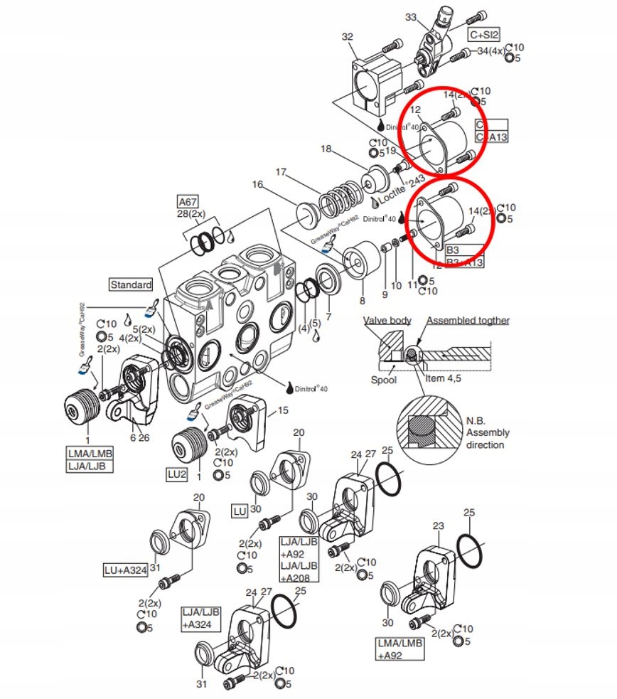 6760416 - Ремкомплект слайдера F130CF (крышка)