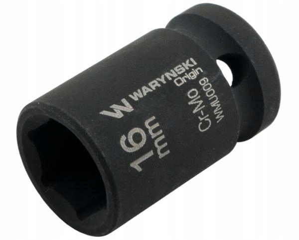 Nasadka udarowa sześciokątna 1/2". 16 mm. CrMo. Din 3129. Waryński