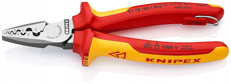 Kleště Na Lisování Dutinek 180 MM